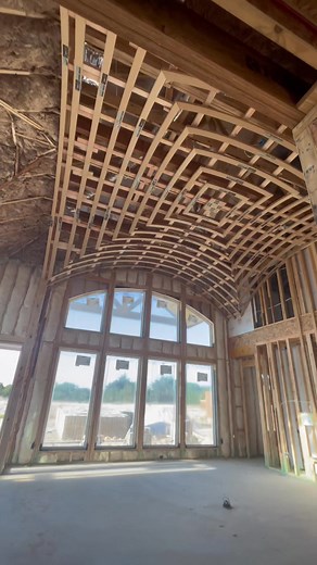 Prefab Groin Vault Ceiling Kit for Grand Home: Custom Carpentry Design