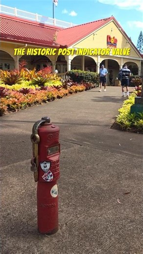 The Historic Post indicator Valve: Dole Plantation 🌴 Hawaii John