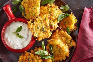 Winter vegetable fritters
