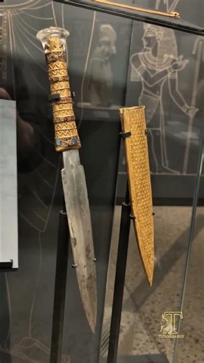Tutankhamun’s Iron Dagger #ancientegypt #history #egipt