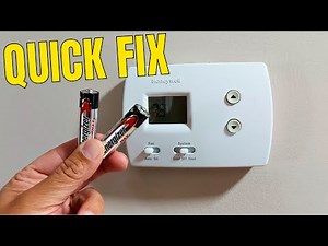 How to Change Batteries in Honeywell Home Thermostat 2024 | Quick Video