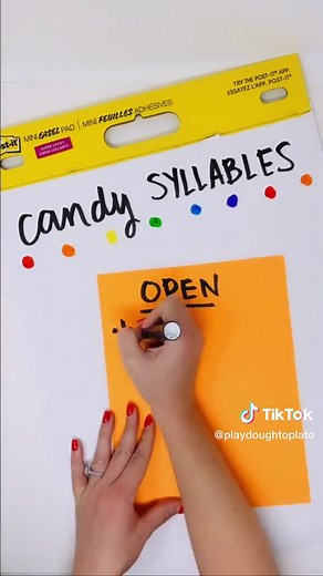 Fun Phonics Activity: Candy Syllables for Kids!