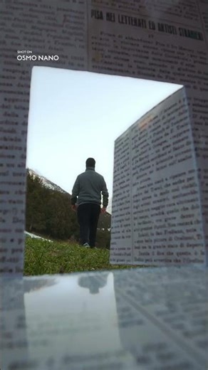 Creative Prop Transition Shot with Osmo Nano — From Book Pages to Snowy Peaks