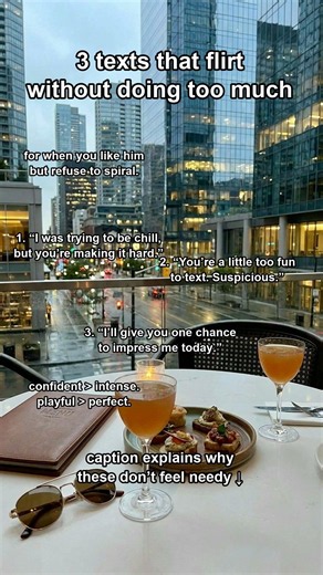 3 texts that flirt without doing too much. For when you like him, but you do not want the