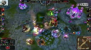 英雄联盟 LCS EU Wolves vs aAa 极限团战瞬间