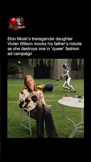 Elon Musk’s Daughter Vivian Wilson Destroys Robots in Bold Fashion Campaign
