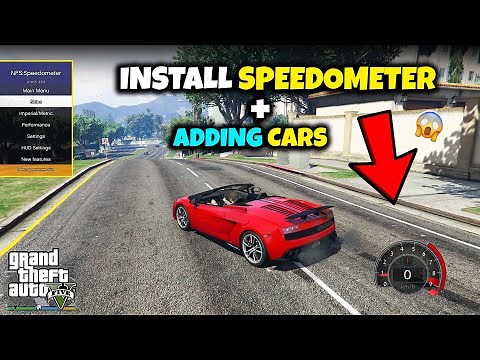 How to Install Speedometer in GTA 5 | How to Add Cars in GTA 5 | Speedometer Mod in GTA 5