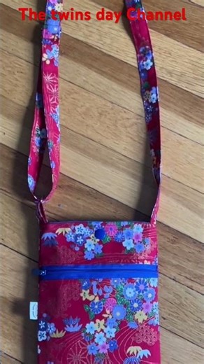 Phone pouch with zipper pocket/sewing-tips/phone bag/crossbody bag sewing-pattern for beginners