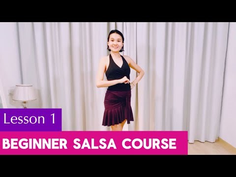 Lesson 1: Basic Salsa Step + Salsa Arm Technique - Salsa Lady Styling