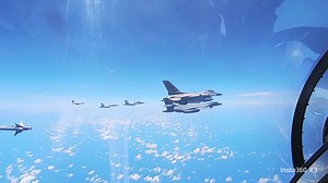119K views · 844 reactions | PAF's FA50 aircraft along with US B-1B bomber aircraft, F16 aircraft and F18 aircraft during the Bilateral Air Patrol on April 29, 2025 over the West Philippine Sea. Courtesy of 5th Fighter Wing⁩, PAF | Philippine Air Force | Facebook