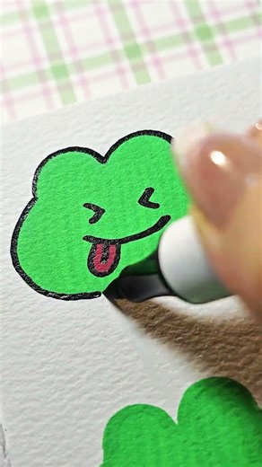 Acrylic Markers Frog Simple Sketch Learn to Draw for Beginners Drawing