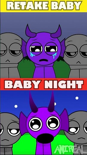 Incredibox Sprunki BABY NIGHT 👶🏼✨ VS Retake BABIES *Horror Versions* 😱