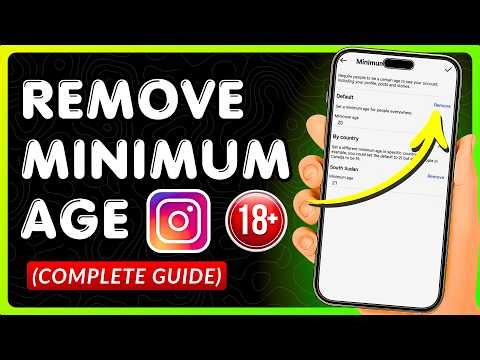 How To Remove Minimum Age Restrictions on Instagram (2026 Full Guide)