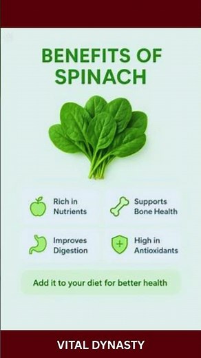 4 Powerful Health Benefits of Spinach | Nutrient-Rich Supergreen