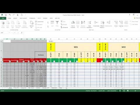 from primavera to excel
