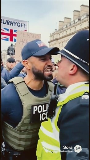 BRITISH POLICE MAN VS ICE AGENT. (Comedy skit) #vsmeme
