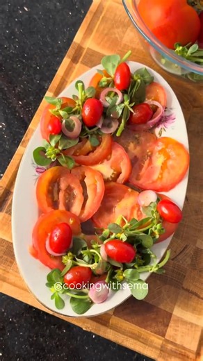 ✨Summer Salad with Basil Dressing 🥗 #saladrecipe #recipes #summersalads