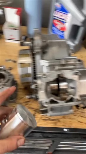 B&C Garage on Instagram: "How to install a 2-stroke top end the right way! 🔧🔥 Step-by-step rebuild on this Honda CR—smooth, clean, and ready to rip again! 🏁💨 #dirtbike #2stroke #mechanic #rebuild #moto #cr #cr125 #mx #honda #fyp #motocross #garagebuild #bikebuild #2strokepower #wrenchlife #mechaniclife"