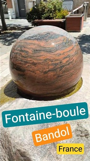 La “fontaine Boule” de Bandol ; Côte d’Azur ; Var ; France