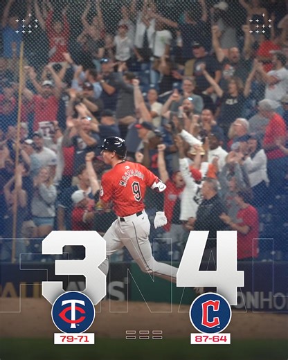 Kyle Manzardo's go-ahead blast is the difference maker for the Cleveland Guardians. | MLB