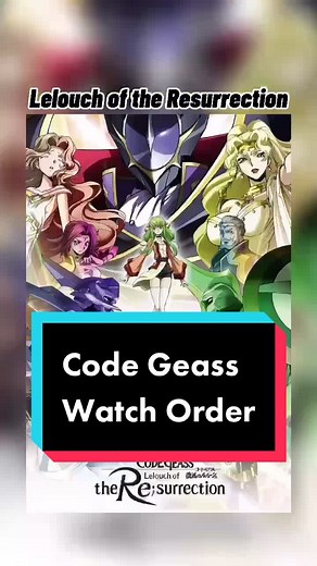 Code Geass: Watch Order and Anime Recommendations