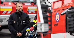 Hasičské auto za 574-tisíc eur sa rozpadá: Šutaj Eštok ho predviedol, hasiči ho odmietli použiť. Z tlačovky šlo späť do fabriky | interez.sk