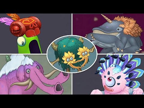 Fire Expansion - All Monster Sounds & Animations (My Singing Monsters)