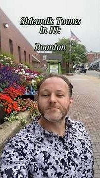 Sidewalk Towns in NJ: Boonton | ListOneNJ exclusive downtown tour #nj #boontonnj