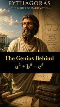 The Genius Behind a² + b² = c² #maths #pythagoras #pyhagoreantheorm