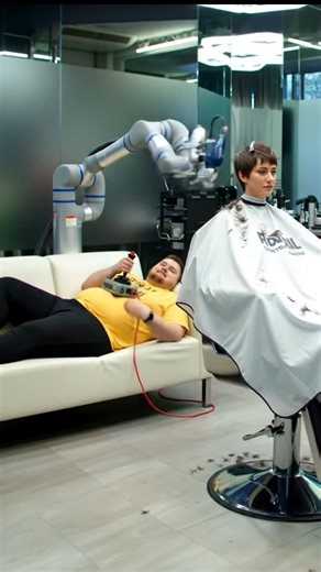 creativity center on Instagram: "Technology and lazy hairdresser 😂"