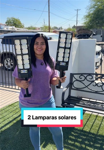Respuesta a @🦜🍃 guanaco 🦜 de corazón 🦜 2PC Ultra-Bright Solar Street Light, 240 LED Solar Lights - IP65, Wide Angle Motion Sensor, Remote Control #lamparasolar #outdoors #solarstreetlight #tiktokshopstockup #tiktokshopmothersday