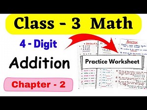 Class 3 Maths Addition | Class 3 Maths Worksheet| Addition Worksheet for Grade 3 | Class 3 Worksheet