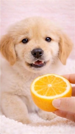 Puppy Tries Orange For The First Time 🍊🐶