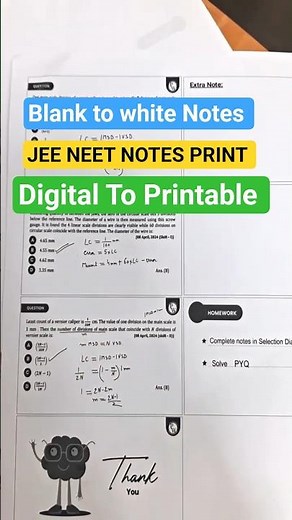 How to Print pw notes in white background | Black to white notes convert #PhysicsWallah #pw #jee2026