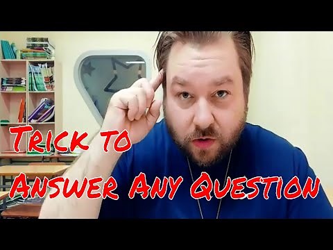 How to Answer Any Question in English - Simple Trick to Flip the Question