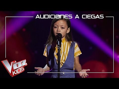 Cahaya Lovisa - Heal the world | Blind auditions | The Voice Kids Antena 3 2021