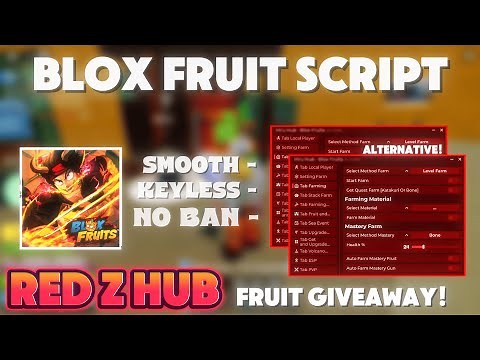 🎈New Update Red Z Hub V3 Blox Fruits Script - Auto Fishing, Auto Farm, Aimbot & More!