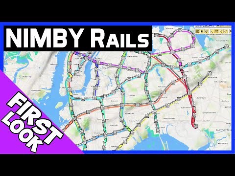 NIMBY Rails Gameplay First Look ► Wow .. Just WOW! ► Transport Simulation Game 2021