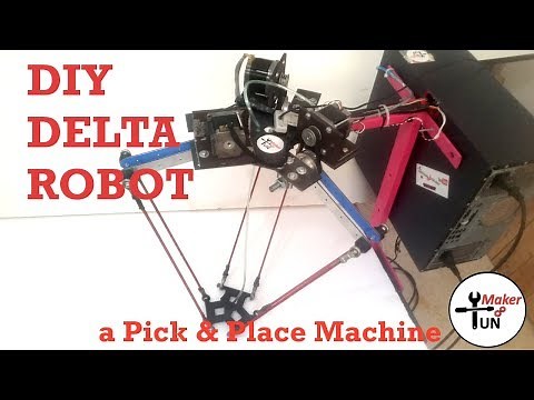 Delta Robot : DIY Pick & Place Machine with Software