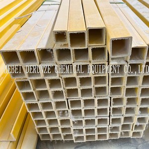 [Hot Item] FRP Pipe Manufacture Structural Fiberglass FRP Square Tubing