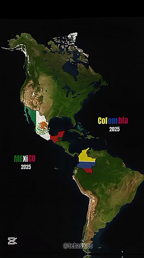 Imperio Méxicano 🇲🇽 La gran Colombia 🇨🇴 1821!! | mexican empire