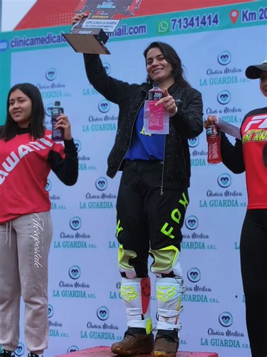 Primer lugar Motocross: 3.ª fecha departamental - Podio MX Bolivia