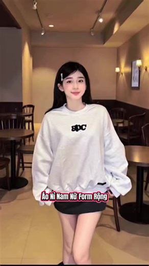 Áo nỉ bông hàn form rộng. #aoni #aonamnu #phoidoxinh #thoitrang #foryou