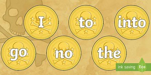 Phase 2 Tricky Words on Pirate Coins