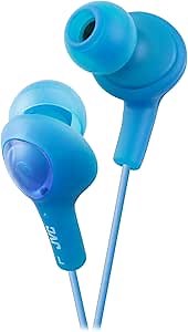 JVC HAFX5A Gumy Plus Inner Ear Headphones (Blue)