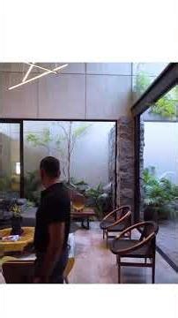 Patio Interior como Corazón de la Casa #CasaImpactante #arquitecturacontemporanea