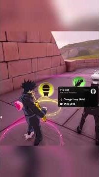 Megumi shows Gojo his emo/anime mash up #fortnite #anime #mashel #jjk #gojo #emo #chainsawman