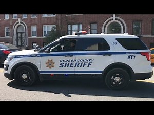 RARE CATCH OF A HUDSON COUNTY SHERIFF’S POLICE INTERCEPTOR UTILITY RESPONDING ON KENNEDY BOULEVARD.