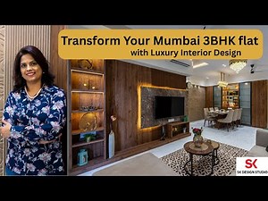 3BHK Luxurious Flat in Mumbai | Stunning Interior Design by SK Design Studio