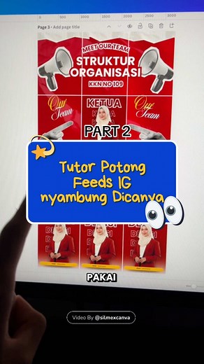 Tutorial Edit Feed Instagram Nyambung di Canva